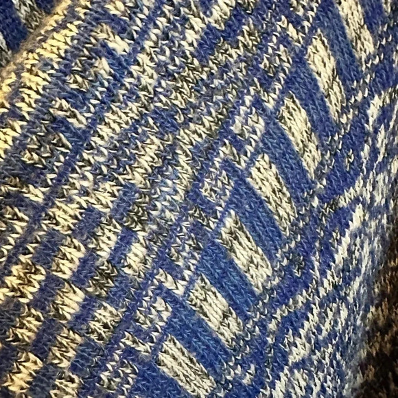 Alya open front, draped front, woven cardigan. - Picture 5 of 5